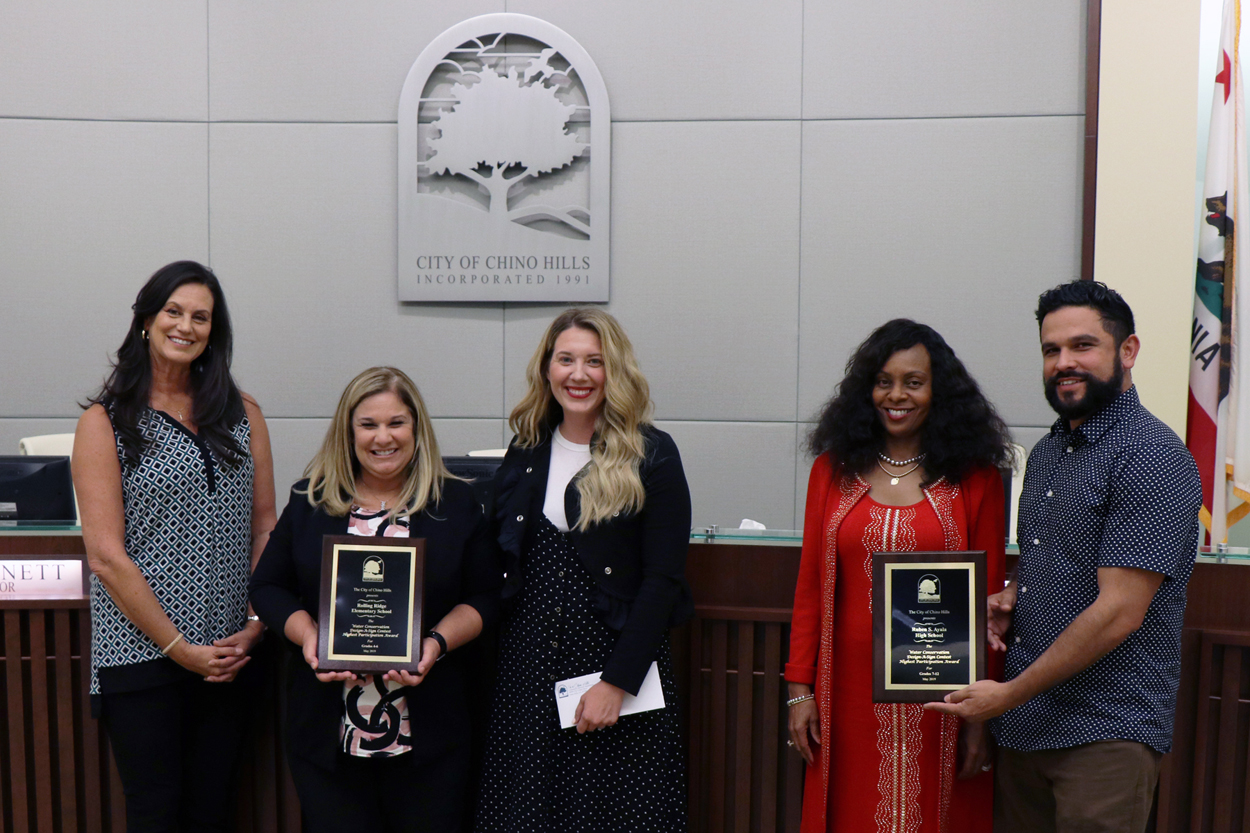 2019 Water Conservation Poster Contest Participation Award Winners